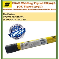 ESAB Welding Tig Rod ER309L (OK Tigrod 309L)  - Dissimilar Welds Between Stainless Steels and CMn St