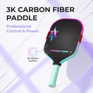 Pro Gradient 3K Carbon Fiber Pickleball Paddle with Weighted Edge & Starry Pattern Pendayung Bola Pi