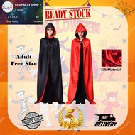 [CPS] Halloween - Vampire Clock Cape Silk Material - Vampire Costume for Adult - Robe Halloween Cost