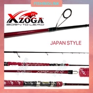Xzoga Japan STYLE Spinning Rod (1 Year Warranty) Single Piece And 2 Piece With Spinning Fishing Rod