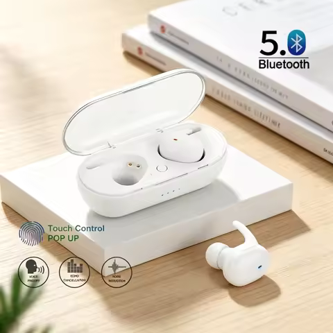 Y30 TWS Bluetooth Earphones 5.0 Wireless Stereo Earbuds In-ear Noise Reduction Waterproof Headphones