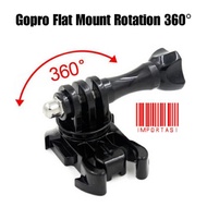 Gopro Flat Mount Rotation 360 Degree Adapter Mounting Action Cam