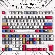 LEOBOG | PBT Hot Sublimation Keycaps for hi8 hi75 F75 Keyboard Kit Original Height