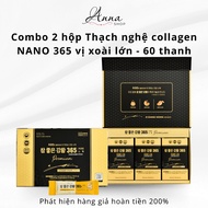 [New Model 2023] Combo 2 Box Nano Curcumin 365 Collagen Premium Large Box 30 Bars