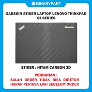 Black Carbon 3D X1 Series - GARSKIN Laptop Sticker Lenovo Thinkpad X1 Series Black Carbon 3D X1 CARB