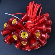E10 red cana socket, 15cm long wire