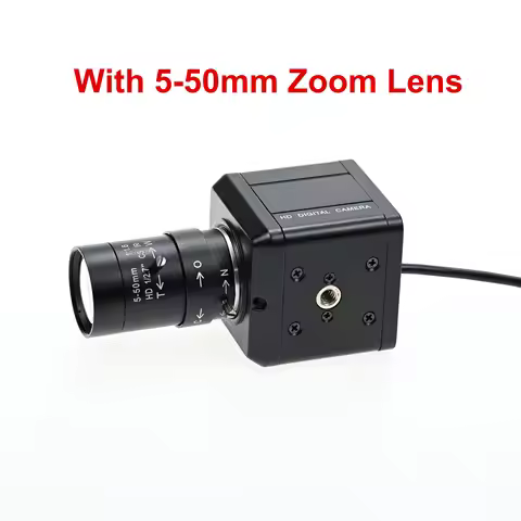 13MP USB Box Camera HD,IMX258,Drive Free,With Manual Zoom CS Lens 5-50mm/2.8-12mm,4208x3120 10fps,Fo