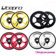 Litepro 2 Pcs Easy Wheel Seli Folding Bike Trifold Pikes 3Sixty