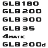 Car Trunk Words Logo Badge Emblem Decals Sticker For Mercedes Benz GLB GLB35 GLB180 GLB200 GLB220 GL