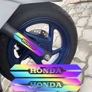 1 Set For 2 Pcs Honda Motorcycle Motocross Night Warning Stickers Reflective Shock Absorber Decals For Honda Honda Click 125i 150i V2 150 125 V3 BEAT 110 ADV 100 160 155 150 PCX150 CM300 NX125 Pedal CB190