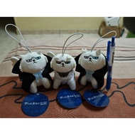 The Case Study of Vanitas Murr cat plush keychain