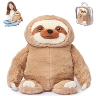 ODOXIA Weighted Animals for Anxiety 3.1lb Sloth | Stuffed Weighted Plush for Kids, Adults | Weighted