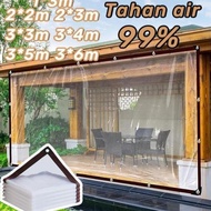 Plastik Bening 99% Tahan Air Terpal Tebal Plastik Bening Tebal Plastik Uv Green House Plastik Metera
