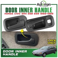 Inner Door Handle Honda Civic SR4 EG8 EG9 1992 - 1995 Grey Interior Car Handle Replacement Part