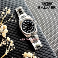 宾马 Balmer 8171L SS-4A Classic Sapphire Women Watch with Black Dial Silver Stainless Steel | Official Warranty