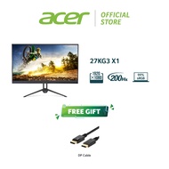 Acer Aopen Monitor 27KG3X1 (Flat // 27'' // IPS // 200Hz // 250nits // Vesa Mount // sRGB 99% // 1ms