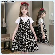 MML Childrens Fashion 2PCS(Blouses+Dress)High Quality korean style dress for kids girl casual clothe