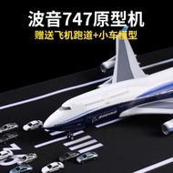 Boeing 747 Prototype Large Simulation Aircraft Model B747 International Airliner Model Toy