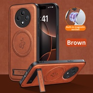 Leather Stand Case for Oneplus 13 11 Magnetic Wireless Charging Shockproof Camera Shell for One Plus