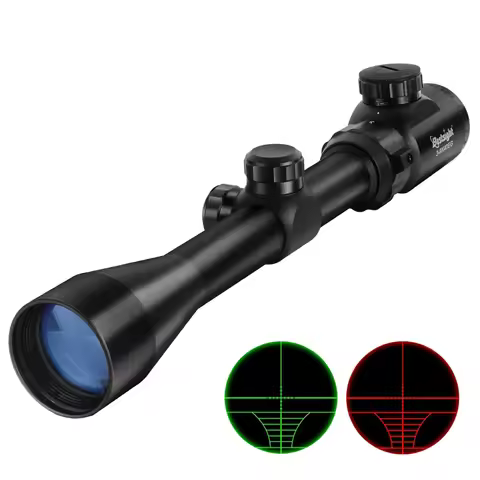3-9x40EG Tactical Scope Red Green Illuminated Rangefinding Reticle Hunting Sight Optics Scope