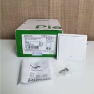 Schneider Pieno Single Switch 1 Gang 1 Way with Neon (E8231L1N_WE_G3)