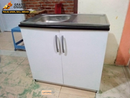 Meja Wastafel Meja Dapur Kitchen Set Bawah Tempat Cuci Piring Terlaris Varian Model Atas Dan Bawah