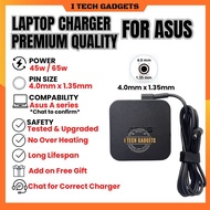 Asus Charger Laptop Asus Laptop Charger A407m A409 A507m A510u A509 A512 A513 A516 A410 45w 65w 4.0m