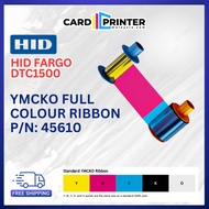 Not for HFC YMCKO HID Fargo DTC1500 Printer Card ID Ribbon Cartridge  / Kad ID Printer Print - 45610