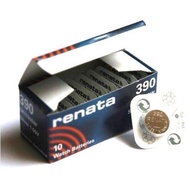 1 x 390 Renata Swiss Made Lithium Coin Cell Battery SR1130SW