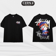 CERNO STU.TheExam cute LV247 t-shirt, loose form for men and women, super quality street style
