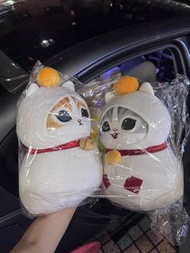 一對mofusand鏡餅景品公仔 日本直送正版新年吉祥物