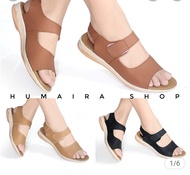Sandal Wanita 2022 | Sendal wanita terbaru | Wedges Tali belakang | Sandal cantik & Trendy | By Huma