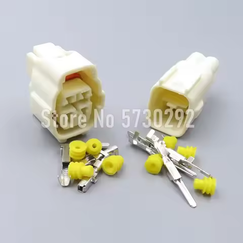 4P Car Wiring Harness Socket 7282-7040-10 Female Plug Male Connector For Toyota Rear Oxygen Sensor 7