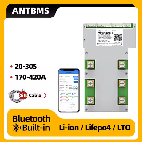 ANT BMS 20S 21S 22S 23S 24S 25S 26S 27S 28S 29S 30S smart BMS 170A 230A 420A Li-Ion LiFePo4 LTO Batt