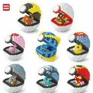 WISEHAWK POKIMON BALL BUILDING BLOCKS