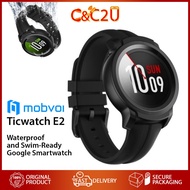 Mobvoi Ticwatch E2 5 ATM Waterproof and Swim-Ready Google Smartwatch