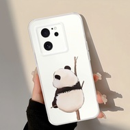 Panda Cartoon Case Clear Silicone Case For Xiami Redmi K50 K60 Ultra K30S K40S K40 K60 Pro K70E Redm