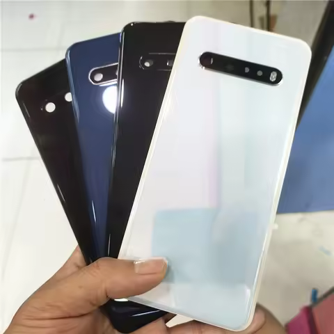 For LG V60 ThinQ 5G LM-V600 backshell Case backshell Cover Back Door Back Housing With Camera Lens R