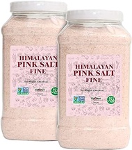Salt 84 Pink Himalayan Salt, Fine-5lbs/Each,2PCS