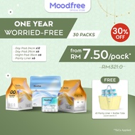 Moodfree One-Year Worried-Free | Sanitary Pad | Women Period Pad | Tuala Wanita | 卫生棉