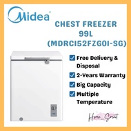 Midea 99L Chest Freezer (MDRC152FZG01-SG)