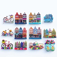 Refrigerator Magnets Netherlands Amsterdam Bicycle Street View Private Room Travel Collection Commem