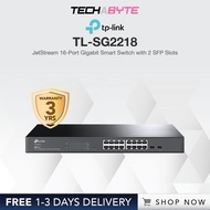 TP-Link TL-SG2218 | JetStream 16-Port Gigabit Smart Switch with 2 SFP Slots