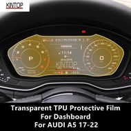 For AUDI A5 17-22 Dashboard Transparent TPU Protective Film Anti-Scratch Repair Film Accessories Refit