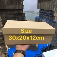 20 SHOE BOXES SIZE 30X20X12CM
