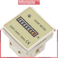 GLO 220V-240V Hour Meter Industrial Hour Meter Easy Installation Accurate