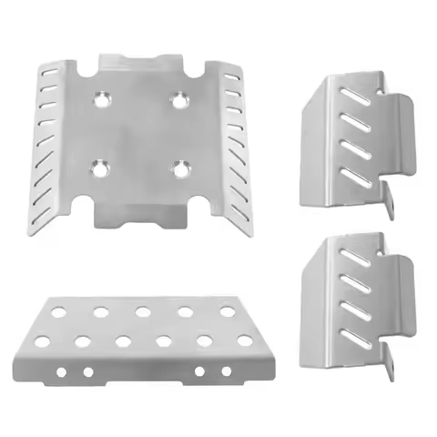 Stainless Steel Front and Rear Chassis Armor Protector for MJX H8H V1 V2 1/8 RC Car Upgrade Parts Ac