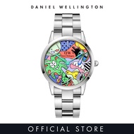 Steven Harrington x DW Set - Iconic Link Multicolor 40mm Silver - Limited Edition Collab - Fashion W