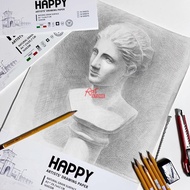 [Art Store] Pencil Drawing Paper, Happy Phat Thao Paper 160gsm A2/A1