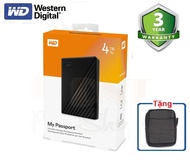 Ổ Cứng HDD WD My Passport 4TB -5TB (Hàng Nhập khẩu)- Tặng túi chống sốc